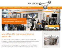 Tablet Screenshot of buesch.com